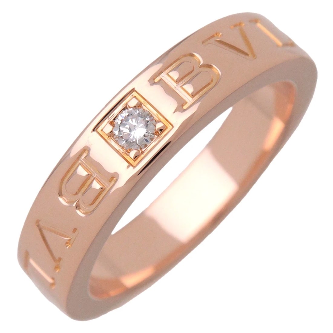 BVLGARI DOUBLE LOGO 1P DIAMOND RING (1 of 4)