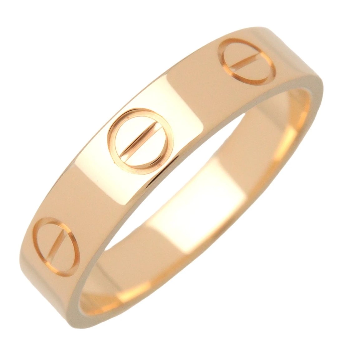CARTIER MINI LOVE RING 18K YELLOW GOLD: Cartier Mini Love Ring 18K Yellow Gold Brand: Cartier Type/Style: Ring Material: 750YG Color: YG Size: 4.5US Accessories: None Accessories Notice: When purchasing pre-owned goods, please refer to the