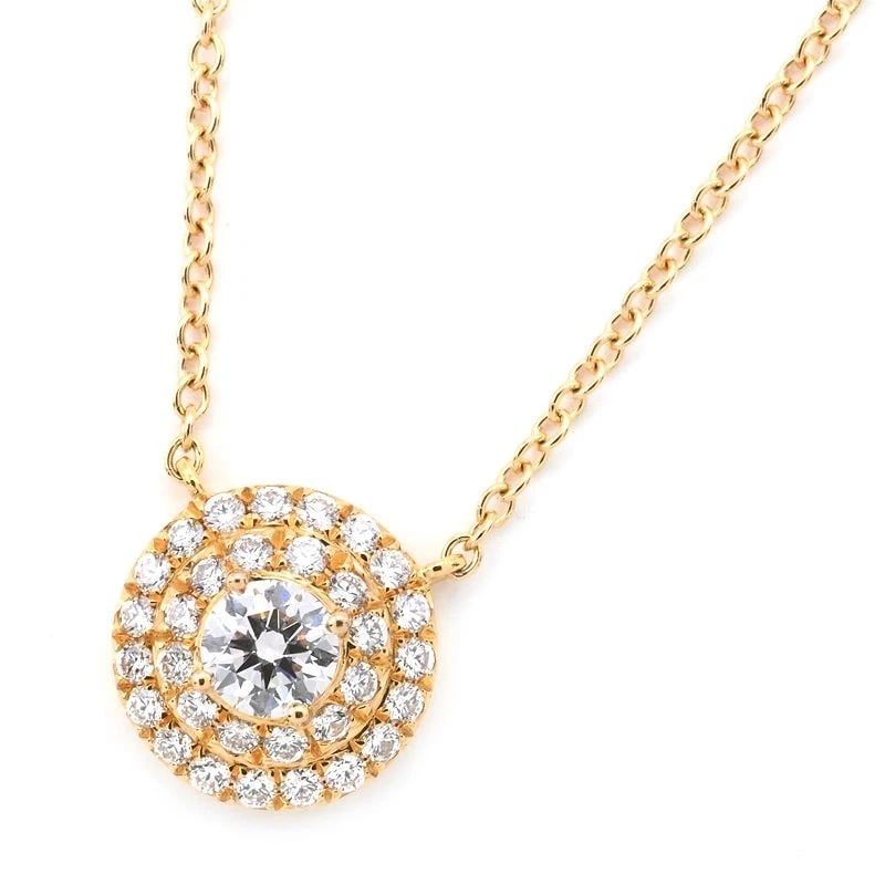TIFFANY & CO. SOLESTE PENDANT DIAMOND: Tiffany & Co. Soleste Pendant Diamond Brand: Tiffany & Co. Type/Style: Pendant Material: K18YG Color: YG Size: Effective length 40cm Chain width 0.9mm Motif diameter 8.3mm Main stone diamond diameter