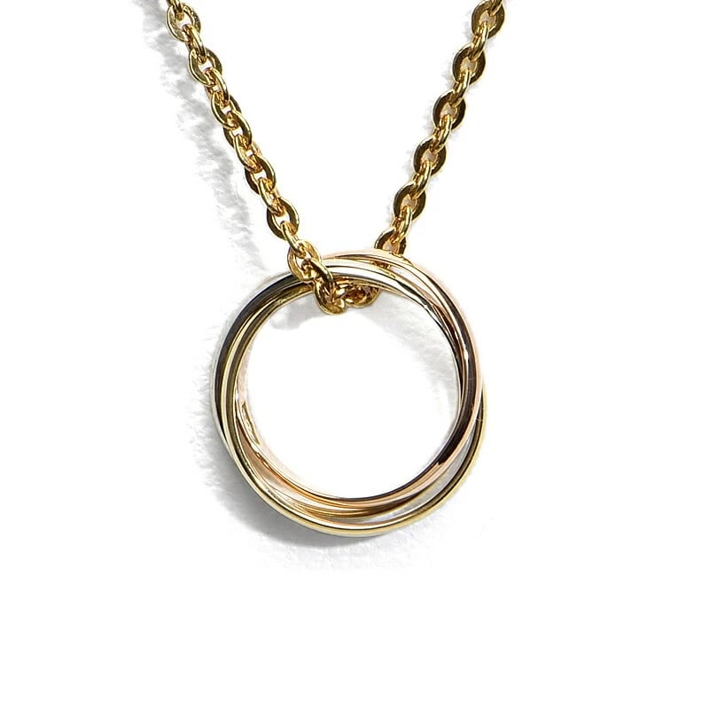 CARTIER BABY TRINITY NECKLACE 18K: Cartier Baby Trinity Necklace 18K Brand: Cartier Type/Style: Necklace Material: K18YG K18WG K18PG Color: YG WG PG Size: Effective length 41cm Chain width 1.3mm Motif approx. 11mm Motif inner diameter