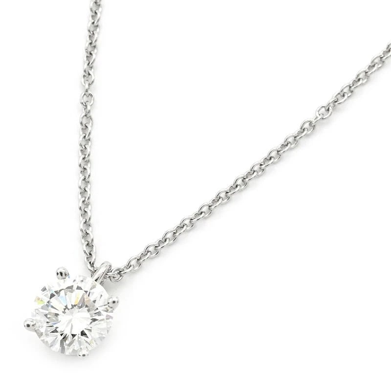 TIFFANY & CO. SOLITAIRE DIAMOND PENDANT (1 of 3)
