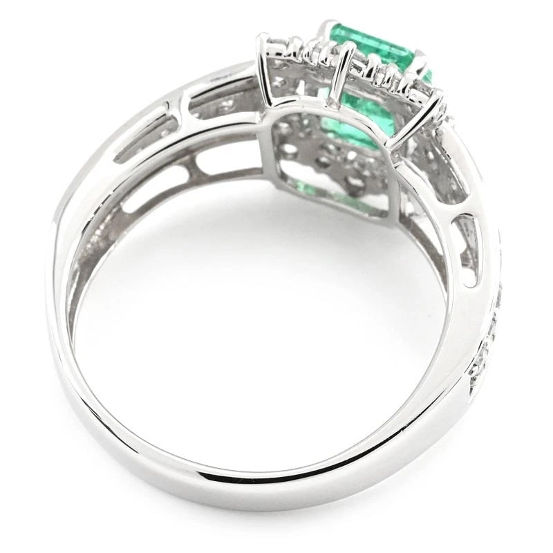 NATURAL EMERALD RING PT950 - 2
