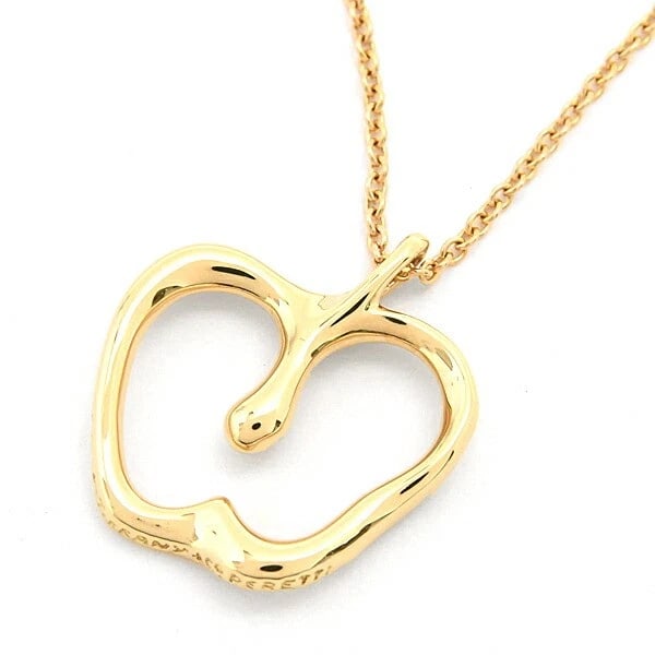 TIFFANY & CO. NECKLACE APPLE PENDANT APPLE: Tiffany & Co. Necklace Apple Pendant Apple Brand: Tiffany & Co. Type/Style: Necklace Material: 750YG Color: YG Size: Length: Chain length 41cm (length not adjustable), Top: 15.8mm (width) x 17.6mm