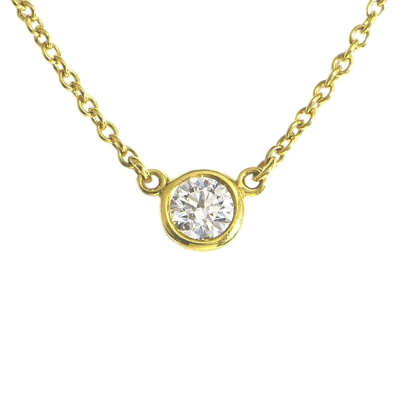 TIFFANY & CO. DIAMOND VISOR YARD SINGLE PENDANT: Tiffany & Co. Diamond Visor Yard Single Pendant Brand: Tiffany & Co. Type/Style: Pendant Material: K18YG Color: YG Size: Effective length 41.5cm Chain width 1.0mm Motif 6.7mm x 4.5mm (including Vatica
