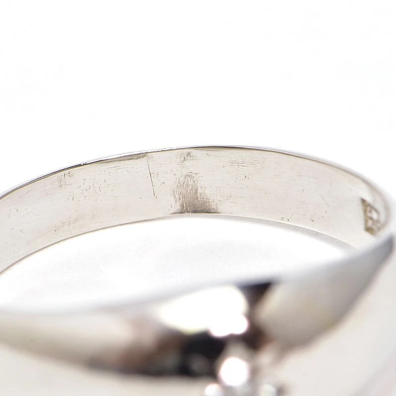 NATURAL DIAMOND RING PT900 - 2