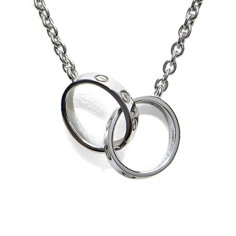 CARTIER LOVE NECKLACE 18K WG: Cartier LOVE Necklace 18K WG Brand: Cartier Type/Style: Necklace Material: K18WG Color: WG Size: Size Effective length 43.5cm Chain width 1.8mm Motif 9.6mm x 11.0mm Accessories: None Acces
