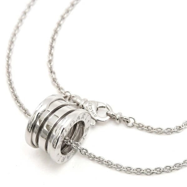 BVLGARI NECKLACE B-ZERO1 NECKLACE 18K WG: Bvlgari Necklace B-ZERO1 Necklace 18K WG Brand: Bvlgari Type/Style: Necklace Material: 750WG Color: WG Size: Length: Approx. 40.5cm Accessories: None Accessories Notice: When purchasing pre-owned