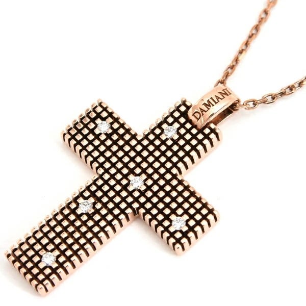 DAMIANI NECKLACE METROPOLITAN DREAM: Damiani Necklace Metropolitan Dream Brand: Damiani Type/Style: Necklace Material: 750PG Color: PG Size: Length: Length: approx. 45.5cm (adjustable in 2 steps) Top: Width x 21.7mm Height x 33.9mm