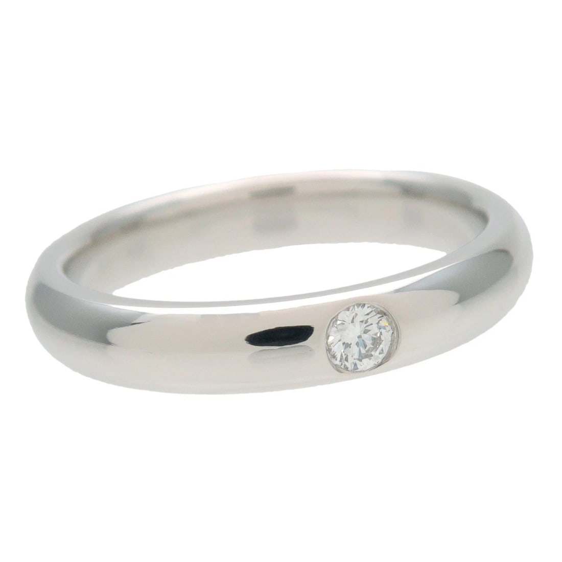 HARRY WINSTON ROUND CUT WEDDING RING - 4