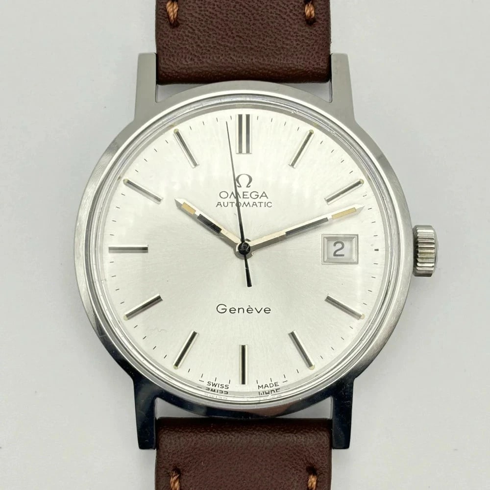 OMEGA GENEVE ROUND AUTOMATIC WATCH - 2