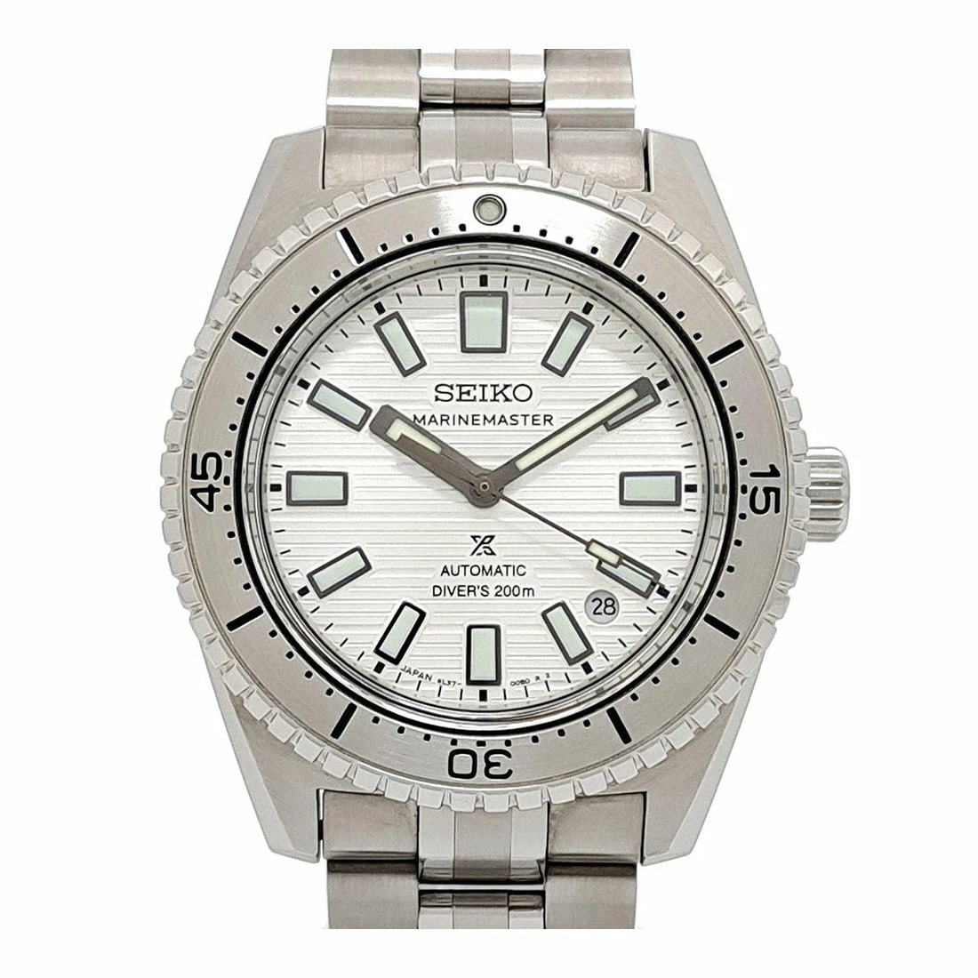 SEIKO PROSPEX MARINE MASTER LIMITED MODEL AUTOMATIC WATCH: Seiko Prospex Marine Master Limited Model Automatic Watch Brand: SEIKO Type: Wristwatch Material: Stainless Steel Color: Dial color silver Size: Case size approximately 39mm Arm circumference approx.