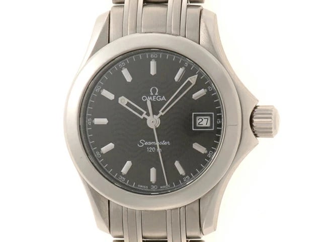 OMEGA SEAMASTER ANNIVERSARY MODEL STAINLESS STEEL BLACK WATCH: OMEGA Seamaster Anniversary Model Stainless Steel Black Watch Brand: OMEGA Type: Wristwatch Material: Stainless Steel Color: Dial color black Size: Size case: approx. 25mm Arm circumference: approx. 1