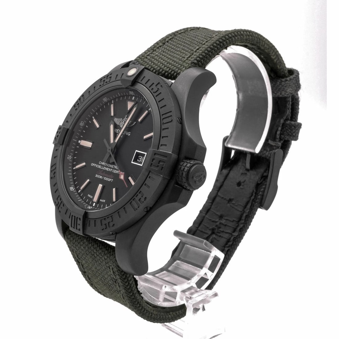 BREITLING AVENGER BLACKBIRD DATE AUTOMATIC WATCH - 2