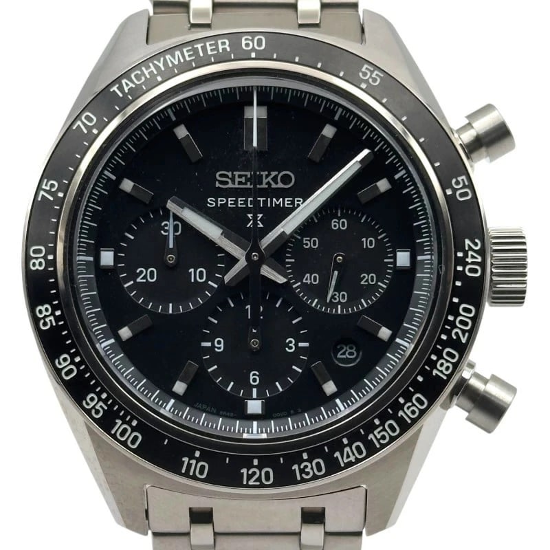 SEIKO PROSPEX SPEED TIMER BLACK WATCH AUTOMATIC WATCH (1 of 3)
