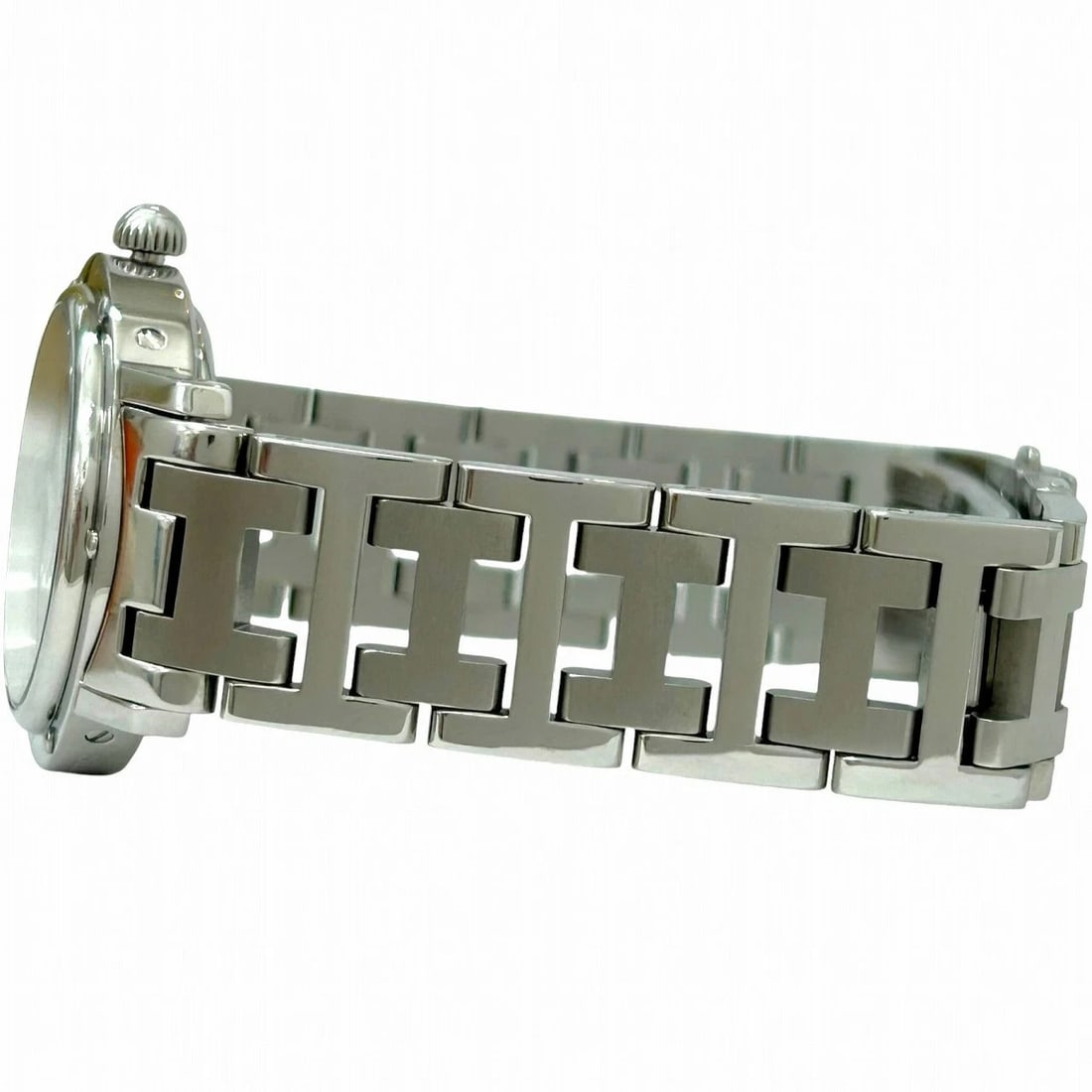 HERMES CLIPPER AUTOMATIC DATE BOYS GRAY DIAL WATCH - 4