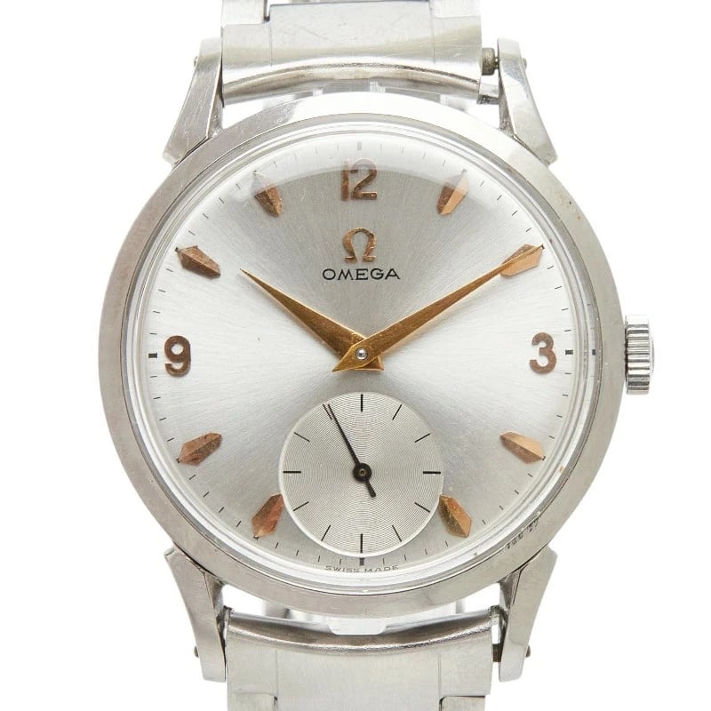 OMEGA SEAMASTER MANUAL WINDING SILVER DIAL WATCH QUARTZ WATCH (1 of 2)
