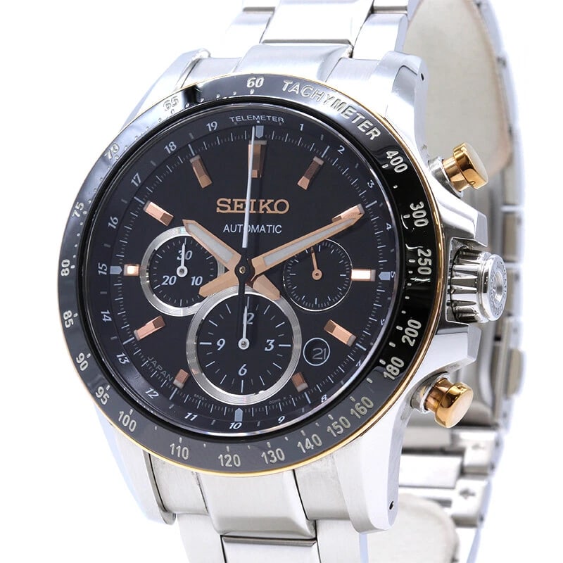 SEIKO BRIGHTZ PHOENIX ANALOG AUTOMATIC WATCH: SEIKO BRIGHTZ PHOENIX Analog Automatic Watch Brand: SEIKO Type: Wristwatch Material: Stainless Steel Color: Dial color black Size: case size 5.1 cm × 4.7 cm. Accessories: None Accessories Notice: