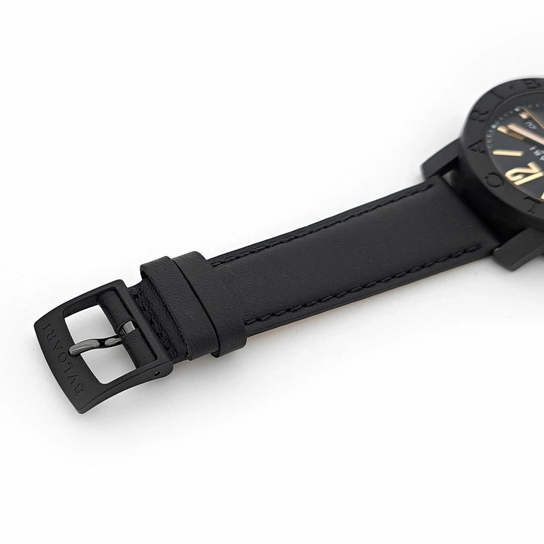 BVLGARI AUTOMATIC WATCH BLACK - 3