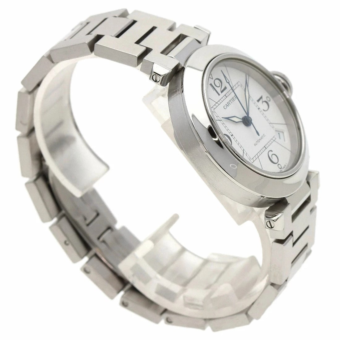 CARTIER PASHA WATCH AUTOMATIC SILVER - 2