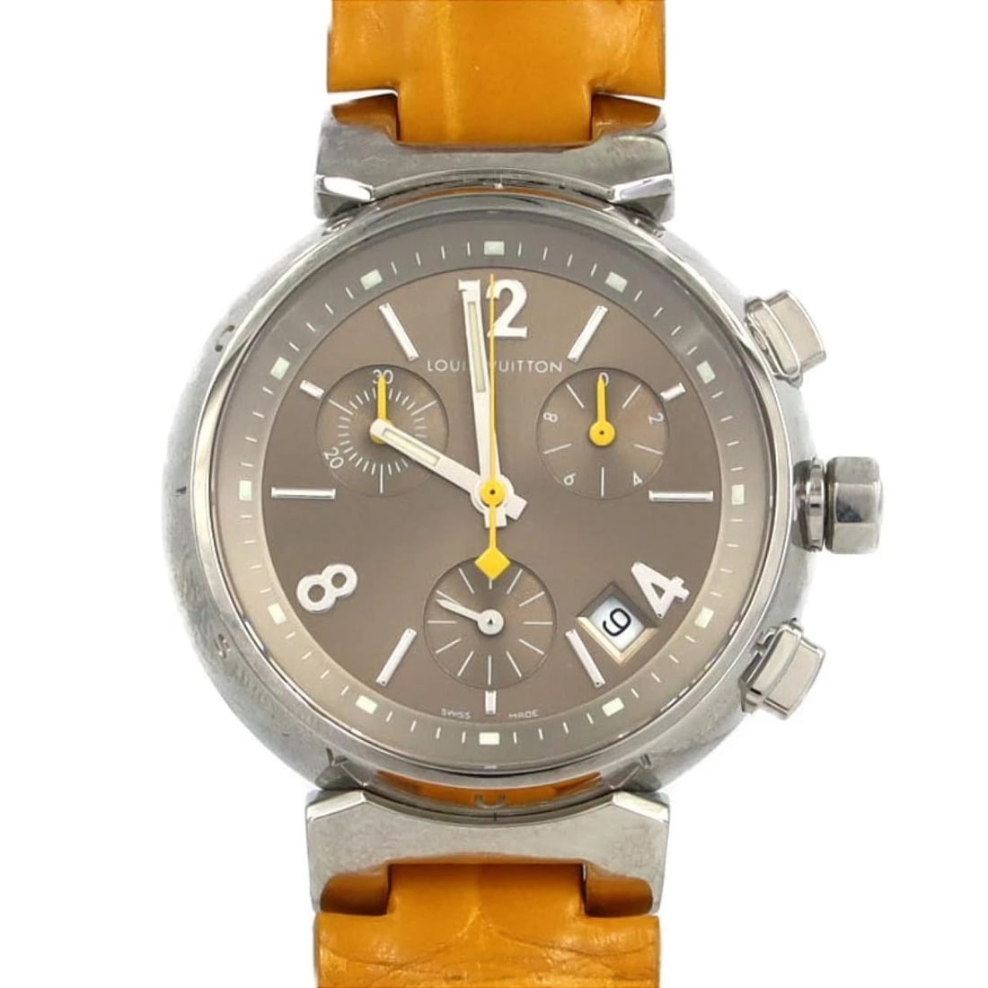 LOUIS VUITTON TAMBOUR CHRONO QUARTZ WATCH (1 of 4)