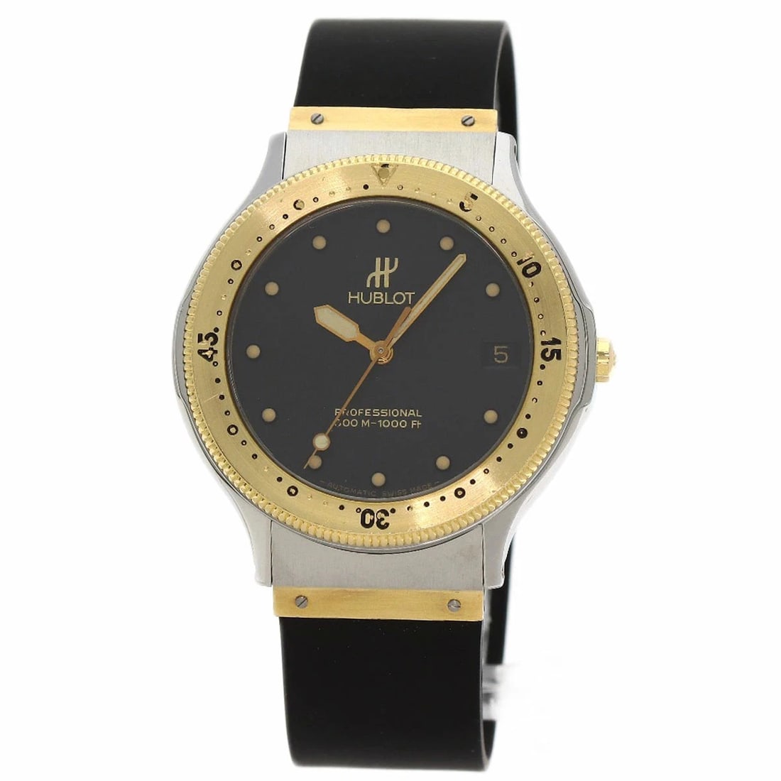 HUBLOT MDM PROFESSIONAL WATCH GOLD: HUBLOT MDM Professional Watch Gold Brand: Hublot Type: Wristwatch Material: ss gold Color: Dial color gold silver Size: case size 36mm Accessories: None Accessories Notice: When purchasing
