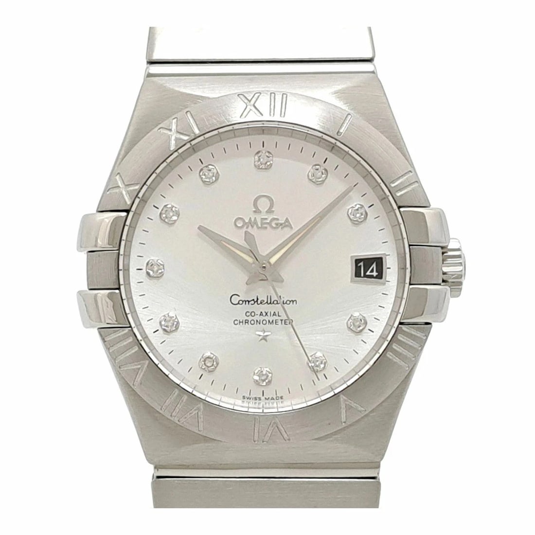 OMEGA CONSTELLATION AUTOMATIC BOYS WATCH: Omega Constellation Automatic Boys Watch Brand: OMEGA Type: Wristwatch Material: Stainless Steel Color: Dial color silver Size: Case size approximately 35mm Arm circumference approx. 19cm Accessor