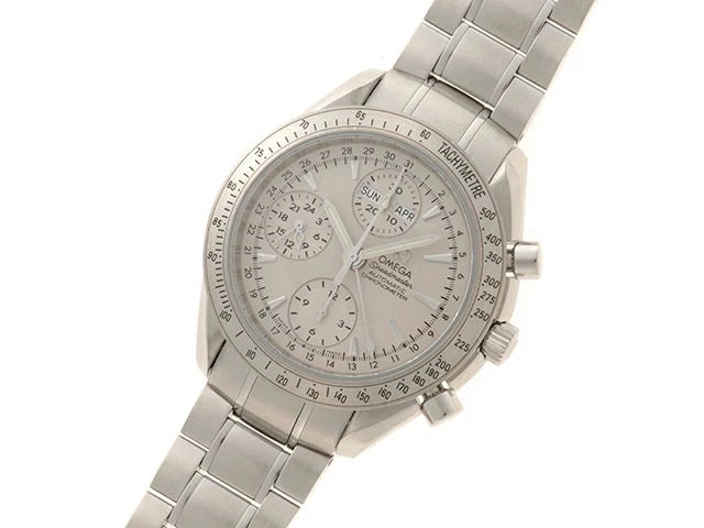 OMEGA SPEEDMASTER DAY DATE WATCH AUTOMATIC SILVER DIAL - 2