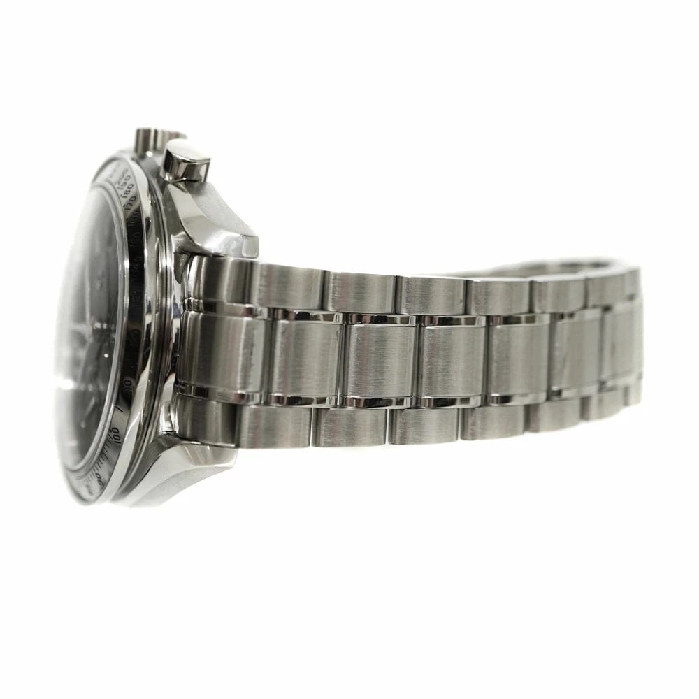 OMEGA SPEEDMASTER BLACK DIAL WATCH AUTOMATIC DATE - 4