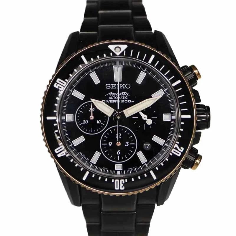SEIKO BRIGHTZ ANANTA AUTOMATIC WATCH BLACK (1 of 5)