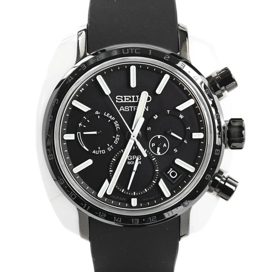 SEIKO ASTRON HONDA COLLABORATION WATCH BLACK: Seiko Astron HONDA Collaboration Watch Black Brand: SEIKO Type: Wristwatch Material: SS rubber Color: Dial color Black Size: Case: Approximately 45mm (actual size) Accessories: None Accessories