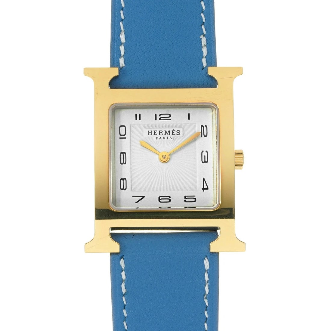 HERMES WATCH UNISEX QUARTZ STAINLESS STEEL: Hermes Watch Unisex Quartz Stainless Steel Brand: HERMES Type: Wristwatch Material: SSYG Color: Dial color Size: Case length/approx. 26mm width/approx. 26mmLug width 20mm Arm circumference: approx. 15