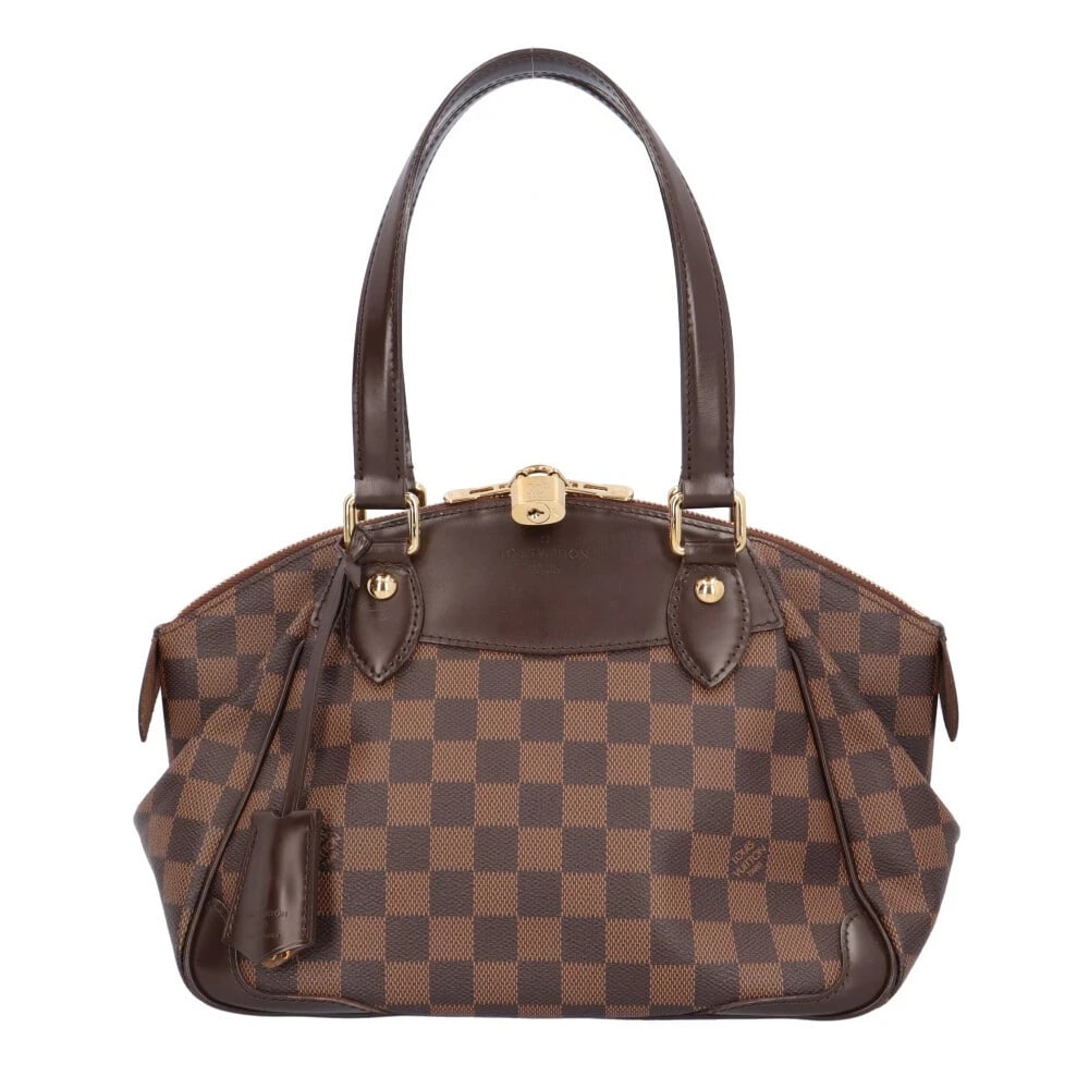 LOUIS VUITTON HANDBAG DAMIER CANVAS: LOUIS VUITTON Handbag Damier canvas Brand: LOUIS VUITTON Type/Style: Handbag Material: Exterior Material Damier canvas Color: Exterior Color Brown Size: W10.6 x H8.7 x D5.9inch Handle:18.1inch Acc