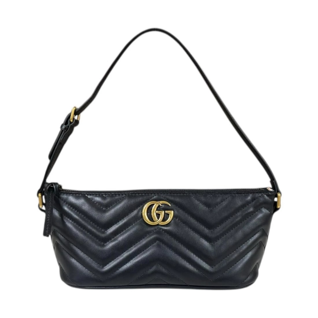 GUCCI HANDBAG LEATHER: GUCCI Handbag leather Brand: GUCCI Type/Style: Handbag Material: Exterior Material leather Color: Exterior Color black Size: W8.7 x H4.3 x D3.7inch Handle:16.9inch Accessories: None Access