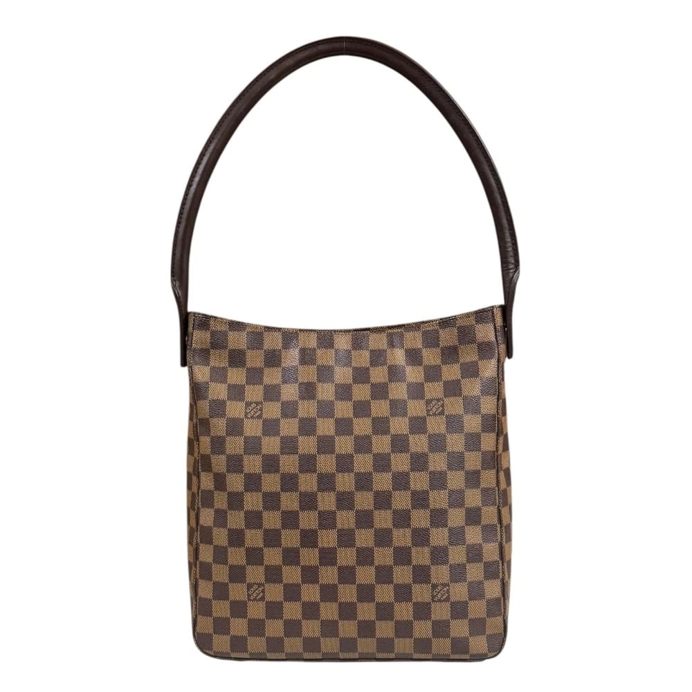 LOUIS VUITTON SHOULDER BAG DAMIER CANVAS: LOUIS VUITTON Shoulder Bag Damier canvas Brand: LOUIS VUITTON Type/Style: Shoulder Bag Material: Exterior Material Damier canvas Color: Exterior Color Brown Size: W11.0 x H12.2 x D4.1inch