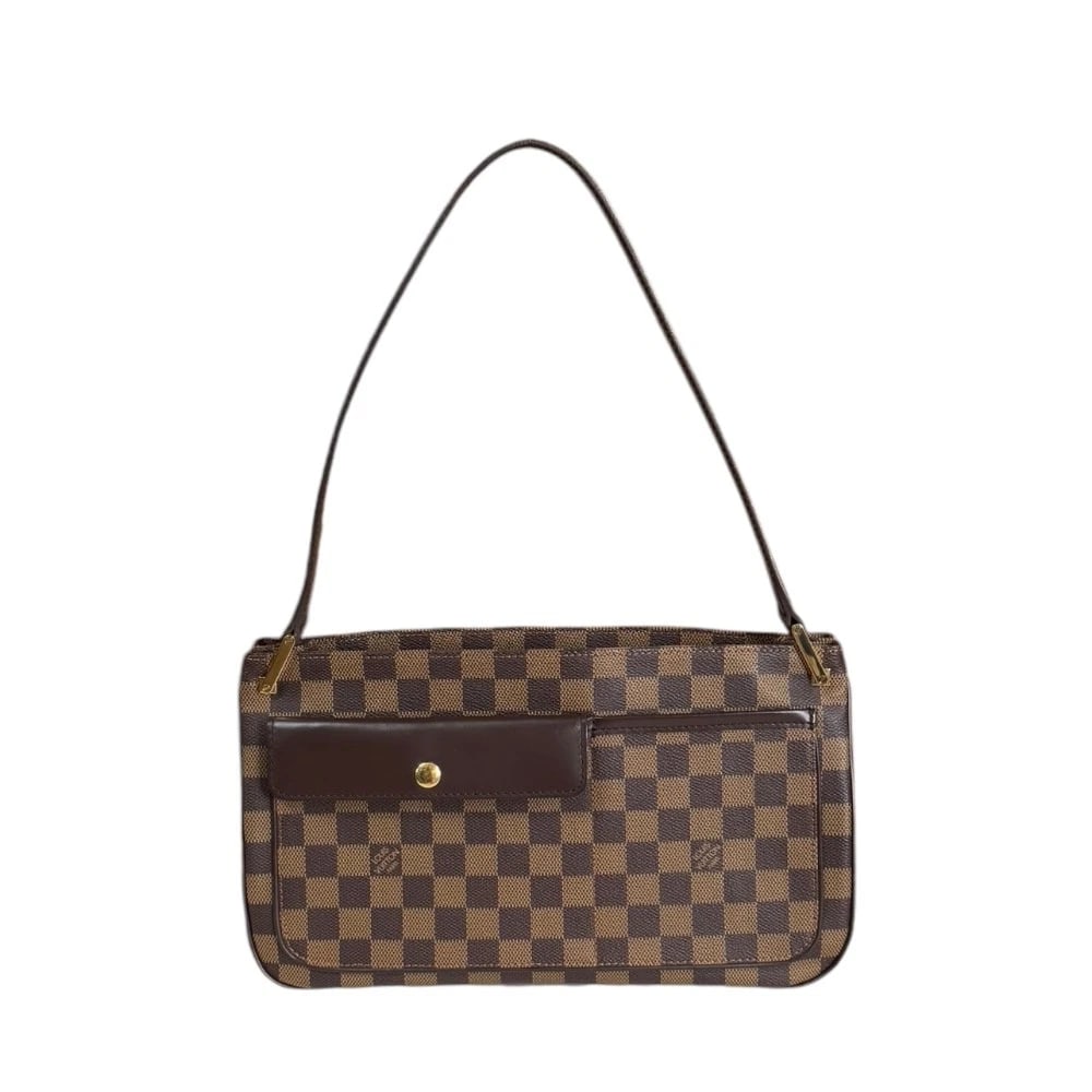 LOUIS VUITTON SHOULDER BAG DAMIER CANVAS: LOUIS VUITTON Shoulder Bag Damier canvas Brand: LOUIS VUITTON Type/Style: Shoulder Bag Material: Exterior Material Damier canvas Color: Exterior Color Brown Size: W12.2 x H6.9 x D3.0inch Accessori