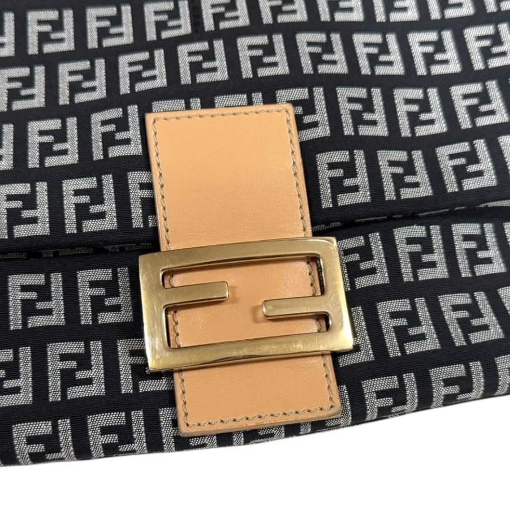 FENDI SHOULDER BAG CANVAS - 6
