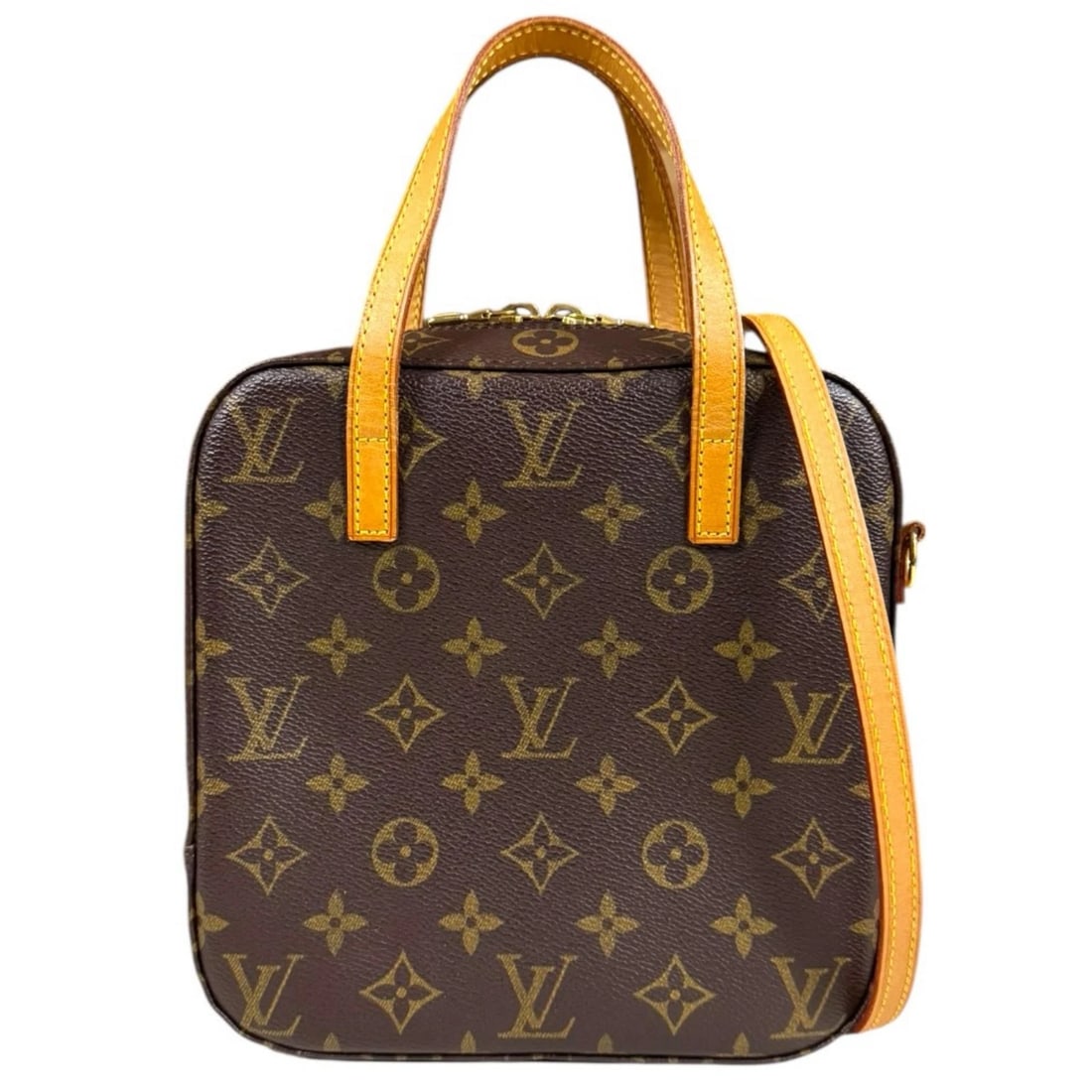 LOUIS VUITTON SHOULDER BAG MONOGRAM CANVAS: LOUIS VUITTON Shoulder Bag Monogram canvas Brand: LOUIS VUITTON Type/Style: Shoulder Bag Material: Exterior Material Monogram canvas Color: Exterior Color Brown Size: W7.9 x H7.9 x D3.1inch Handle:11.