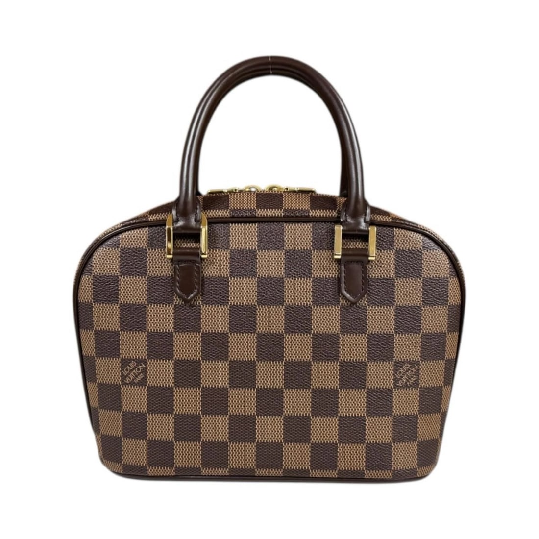 LOUIS VUITTON HANDBAG DAMIER CANVAS: LOUIS VUITTON Handbag Damier canvas Brand: LOUIS VUITTON Type/Style: Handbag Material: Exterior Material Damier canvas Color: Exterior Color Brown Size: W8.3 x H6.3 x D3.5inch Handle:11.0inch