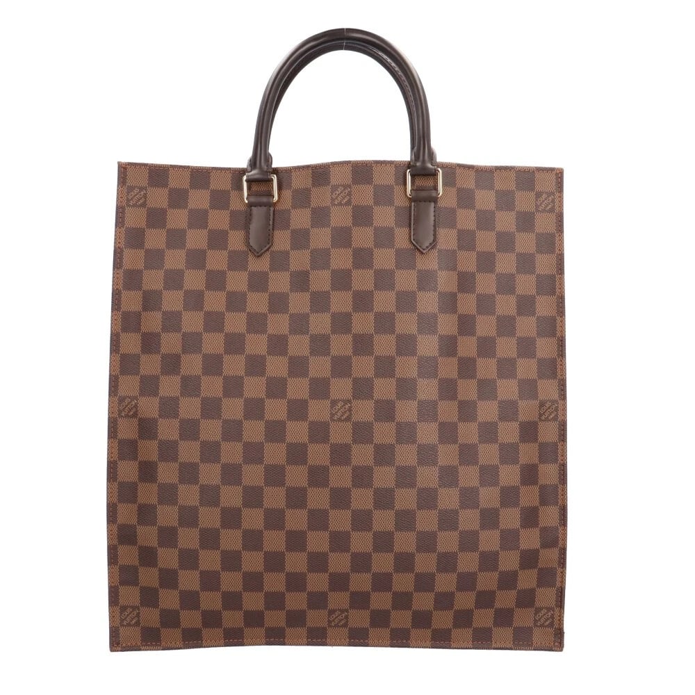 LOUIS VUITTON HANDBAG DAMIER CANVAS: LOUIS VUITTON Handbag Damier canvas Brand: LOUIS VUITTON Type/Style: Handbag Material: Exterior Material Damier canvas Color: Exterior Color Brown Size: W14.0 x H15.0 x D3.5inch Handle:13.4inch
