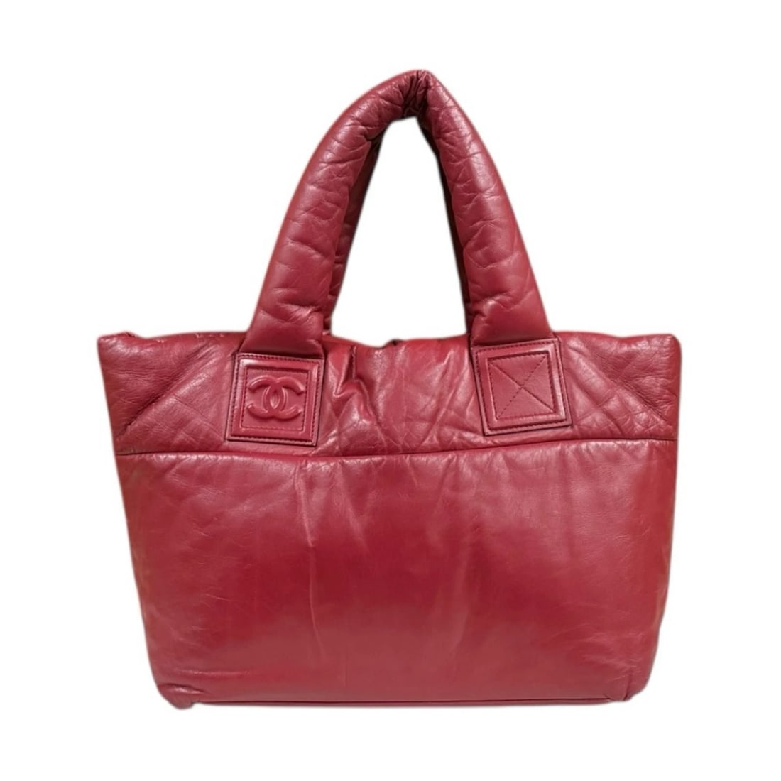 CHANEL REVERSIBLE TOTE BAG LEATHER SMALL TOTE BAG: CHANEL reversible Tote Bag leather Small Tote Bag Brand: CHANEL Type/Style: Tote Bag Material: Exterior Material leather Color: Exterior Color Red / black Size: W11.8 x H9.8 x D5.5inch Handle:14.6inch