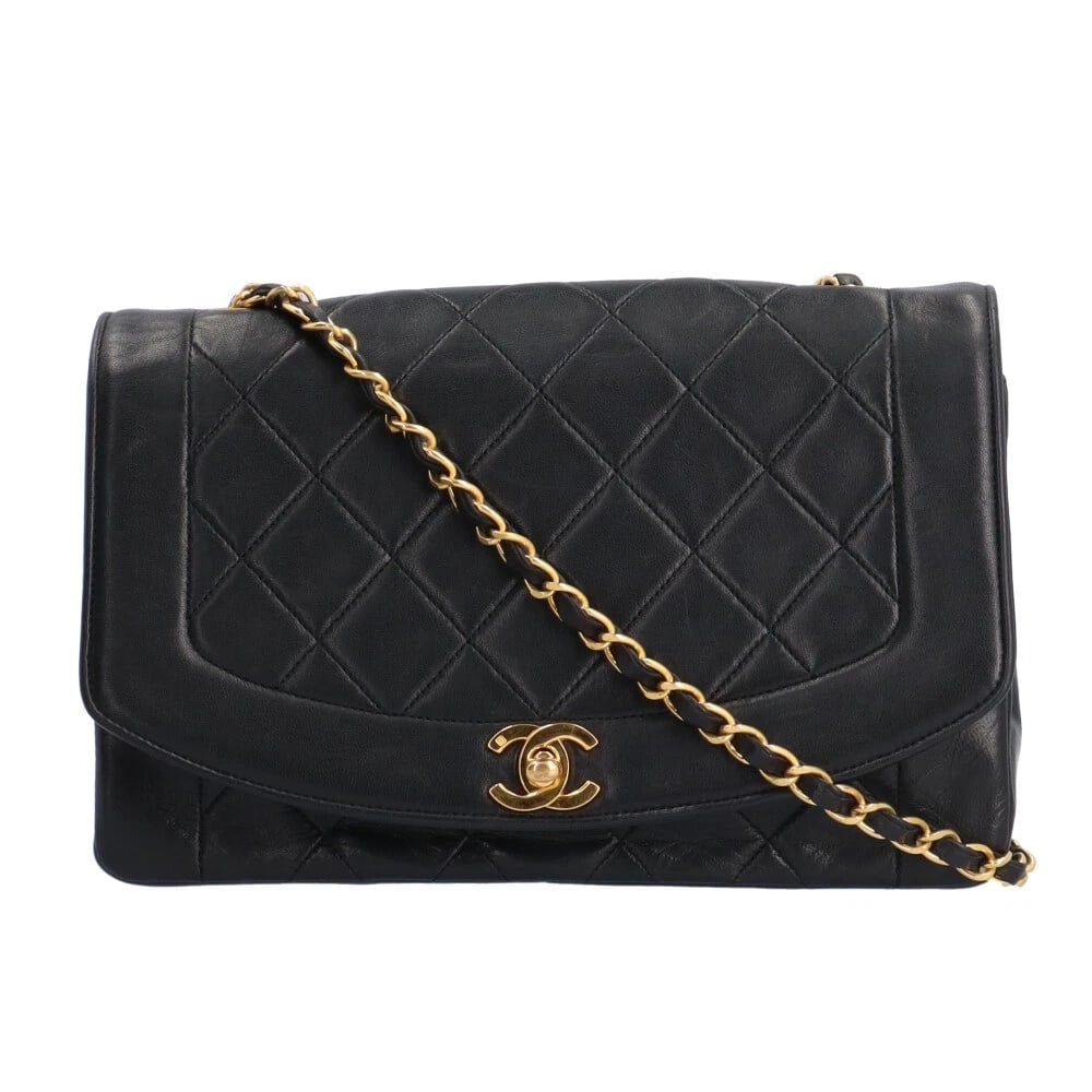 CHANEL SHOULDER BAG CROSS BODY LAMBSKIN: CHANEL Shoulder Bag Cross Body lambskin Brand: CHANEL Type/Style: Shoulder Bag Material: Exterior Material lambskin Color: Exterior Color black Size: W9.6 x H6.3 x D2.8inch Accessories: None <