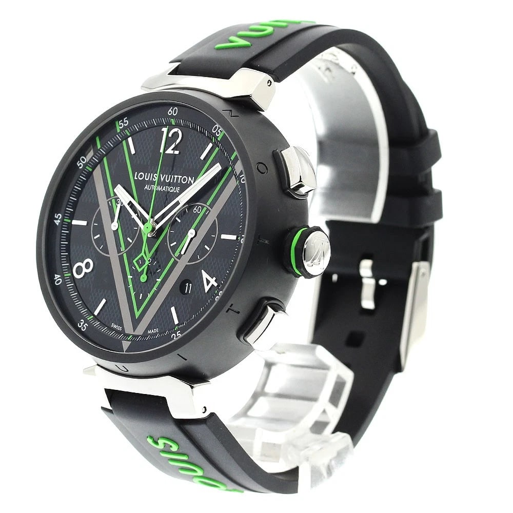 LOUIS VUITTON TAMBOUR AUTOMATIC WATCH - 2