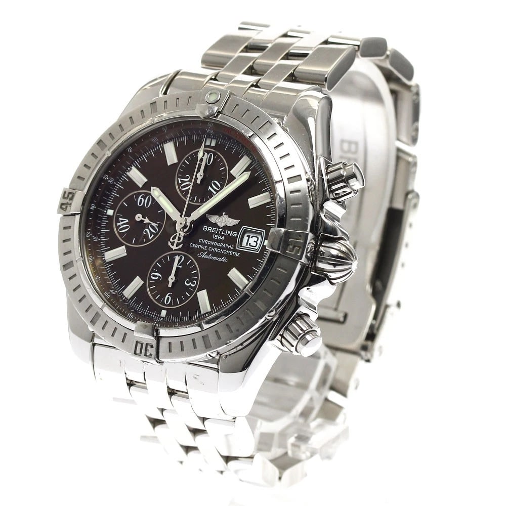 BREITLING CHRONOMAT BROWN DIAL AUTOMATIC WATCH - 2