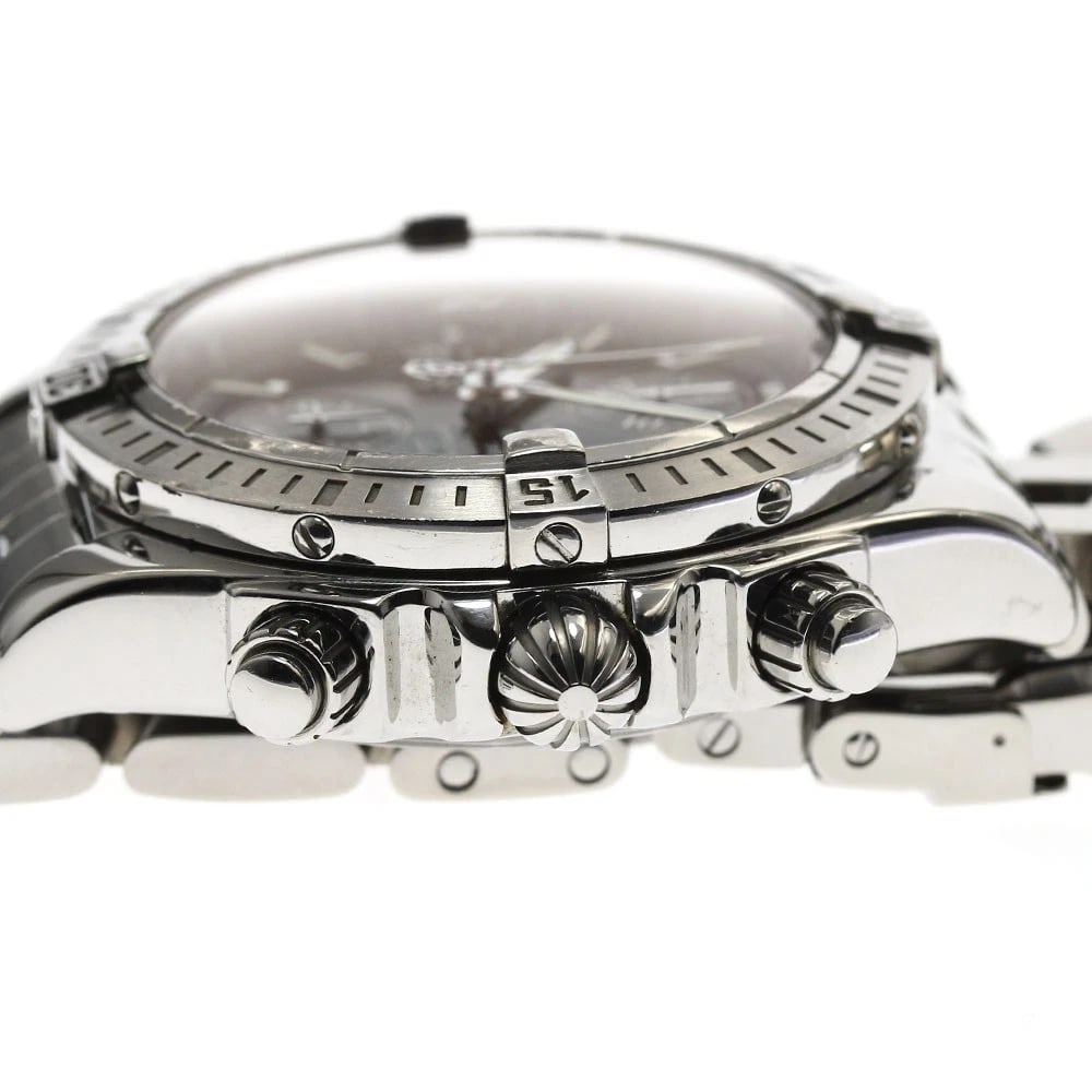 BREITLING CHRONOMAT BROWN DIAL AUTOMATIC WATCH - 3