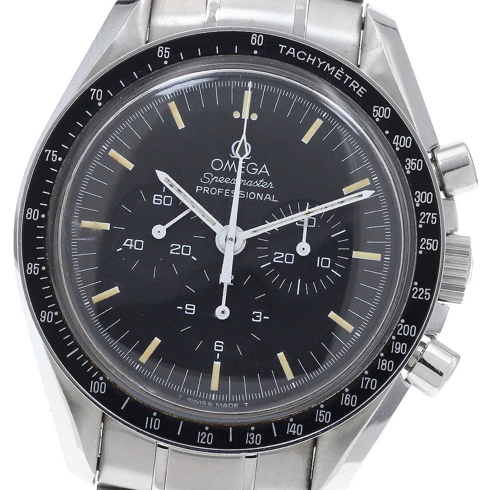 OMEGA SPEEDMASTER PROFESSIONAL WATCH: OMEGA Speedmaster Professional Watch Brand: OMEGA Type/Style: Wristwatch Material: Band Material Stainless Steel, Case Material Stainless Steel / Stainless Steel Color: Band Color Silver, Dial Color