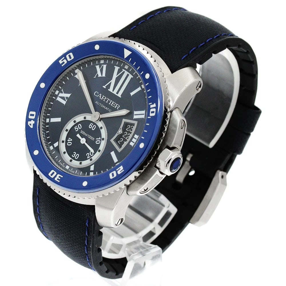 CARTIER CALIBER DATE NAVY AUTOMATIC, WATCH - 2