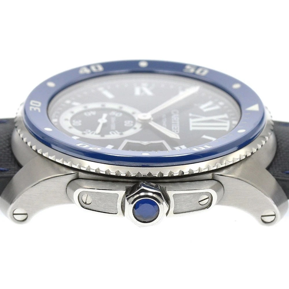 CARTIER CALIBER DATE NAVY AUTOMATIC, WATCH - 4