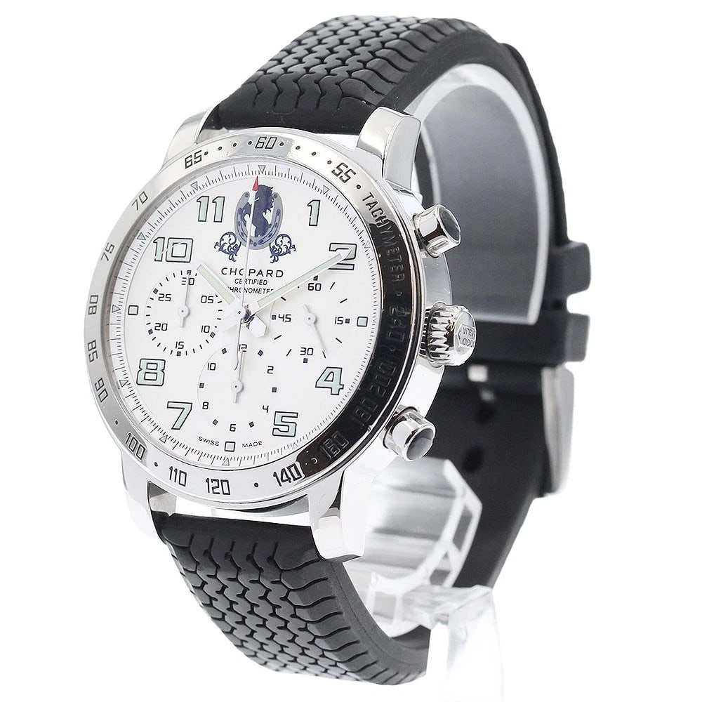 CHOPARD MILLE MIGLIA CHRONOGRAPH SILVER AUTOMATIC WATCH - 2
