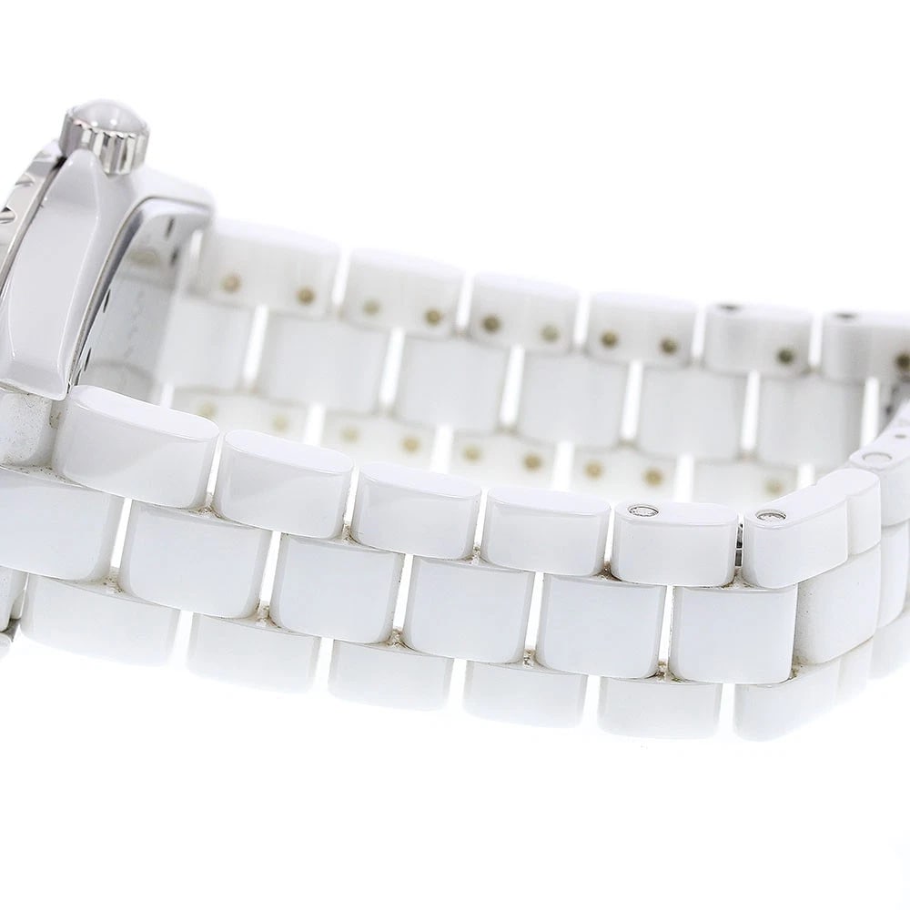 CHANEL J12 WHITE CERAMIC AUTOMATIC WATCH - 3