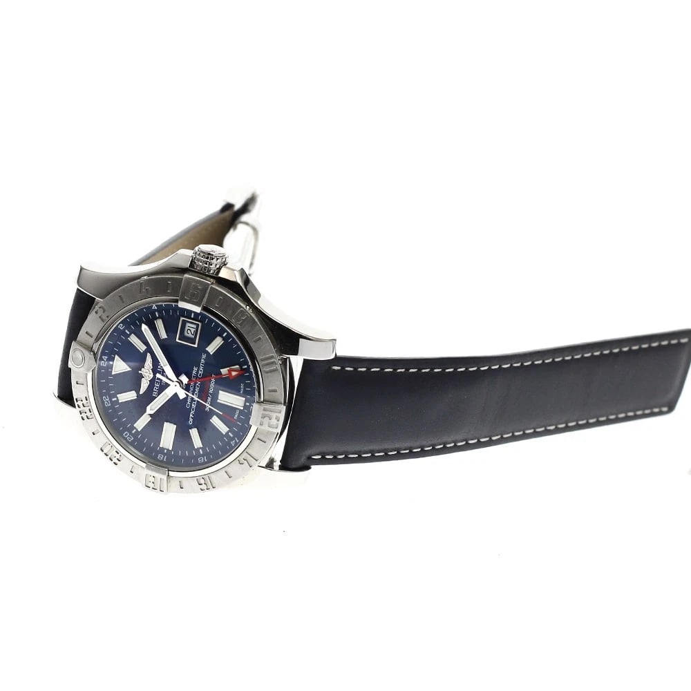 BREITLING AVENGER NAVY DIAL AUTOMATIC WATCH - 2